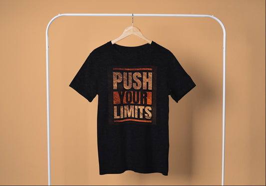 Push Your Limits – Premium Cotton Fitness T-shirt 🏋️‍♂️