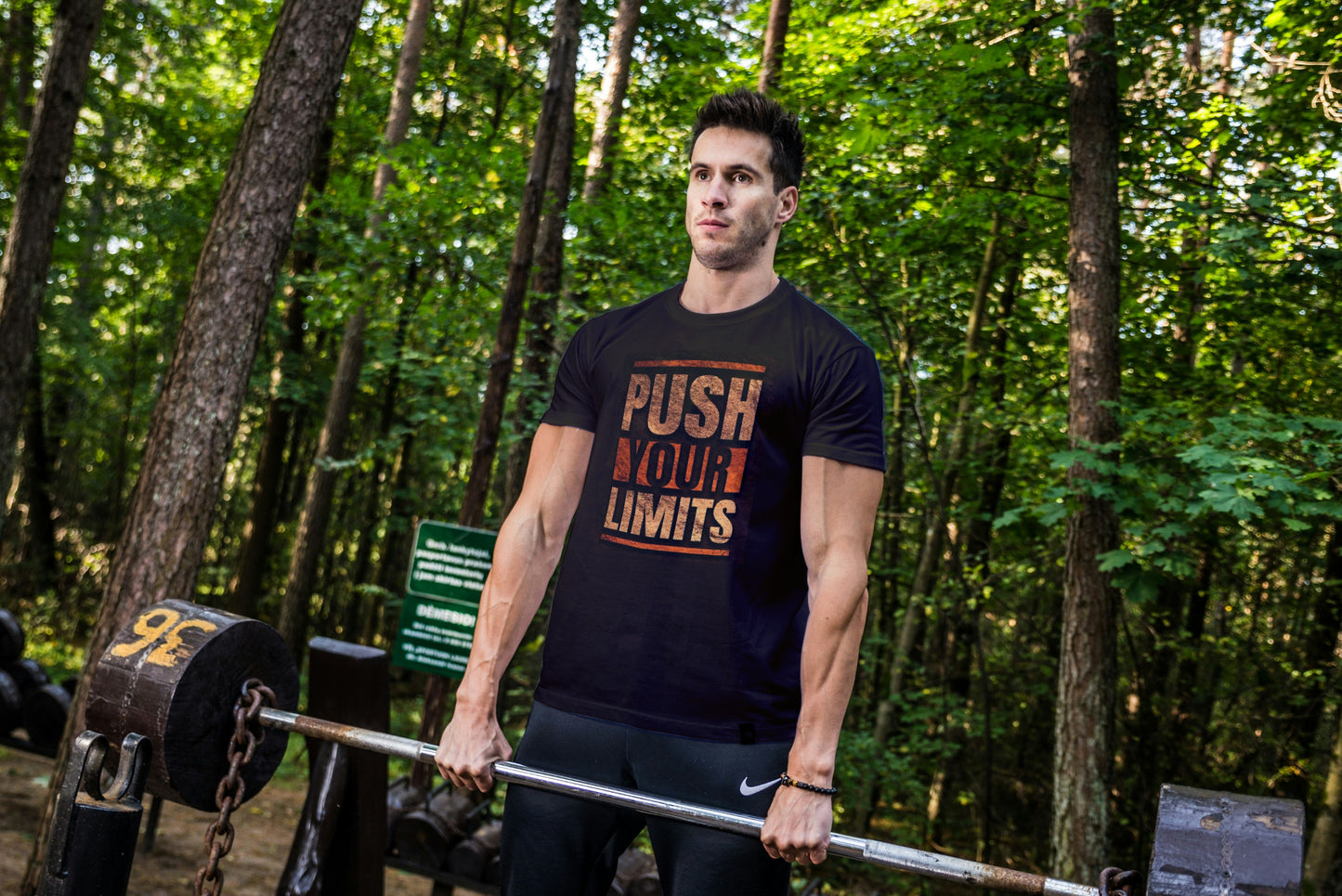 Push Your Limits – Premium Cotton Fitness T-shirt 🏋️‍♂️
